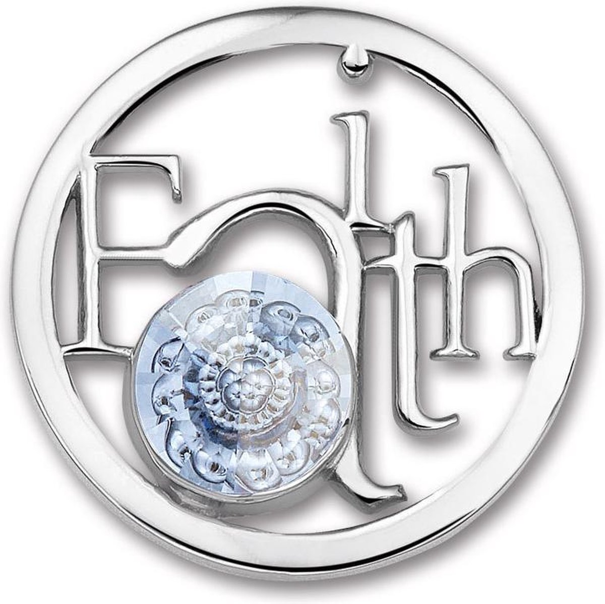Mi Moneda SW-FAI-41-L Swarovski Faith Ice Blue