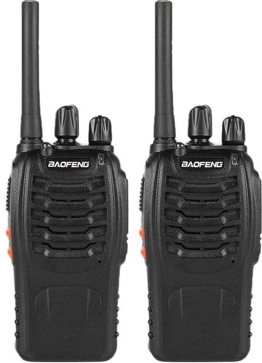 Baofeng BF-88E Portofoon Duo Box - 0.5W - Zwart - Incl Opladers & Headsets