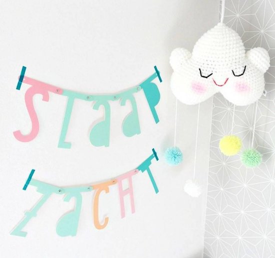Letter Banner Pastel 138 stuks Letter Banner Pastel 138 stuks (gratis verzending)