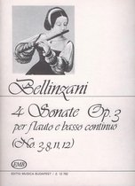 4 Sonate per flauto e basso continuo op.3 (No.3,8