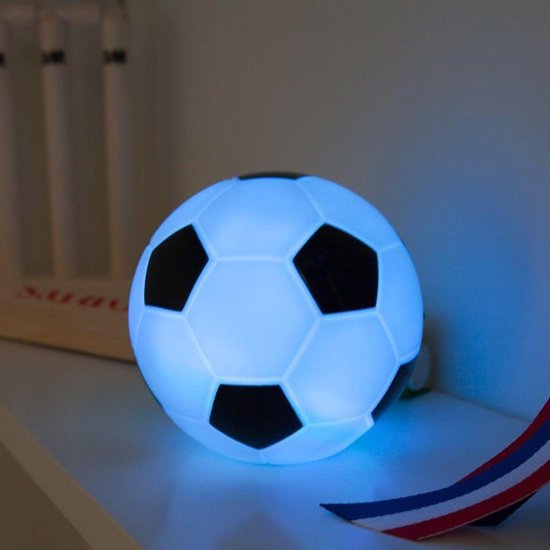 Waardeloos Contract Ondraaglijk Voetbal LAMP LED Kleuren 10 cm | bol.com