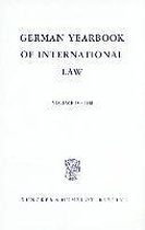 German Yearbook of International Law / Jahrbuch Fur Internationales Recht