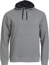 Clique Classic Hoody-95-Grijs melange-L