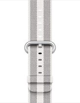 Apple 38mm White Stripe Woven Nylon