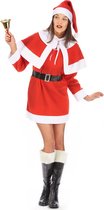 WELLY INTERNATIONAL - Traditioneel kerstvrouw kostuum voor dames - Small