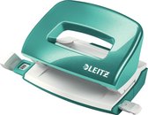Leitz WOW Mini Perforator - Perforeert Tot 10 Vel - Voor Mappen En Ringbanden - Ideaal Voor Thuiskantoor/Thuiswerkplek - Ijsblauw