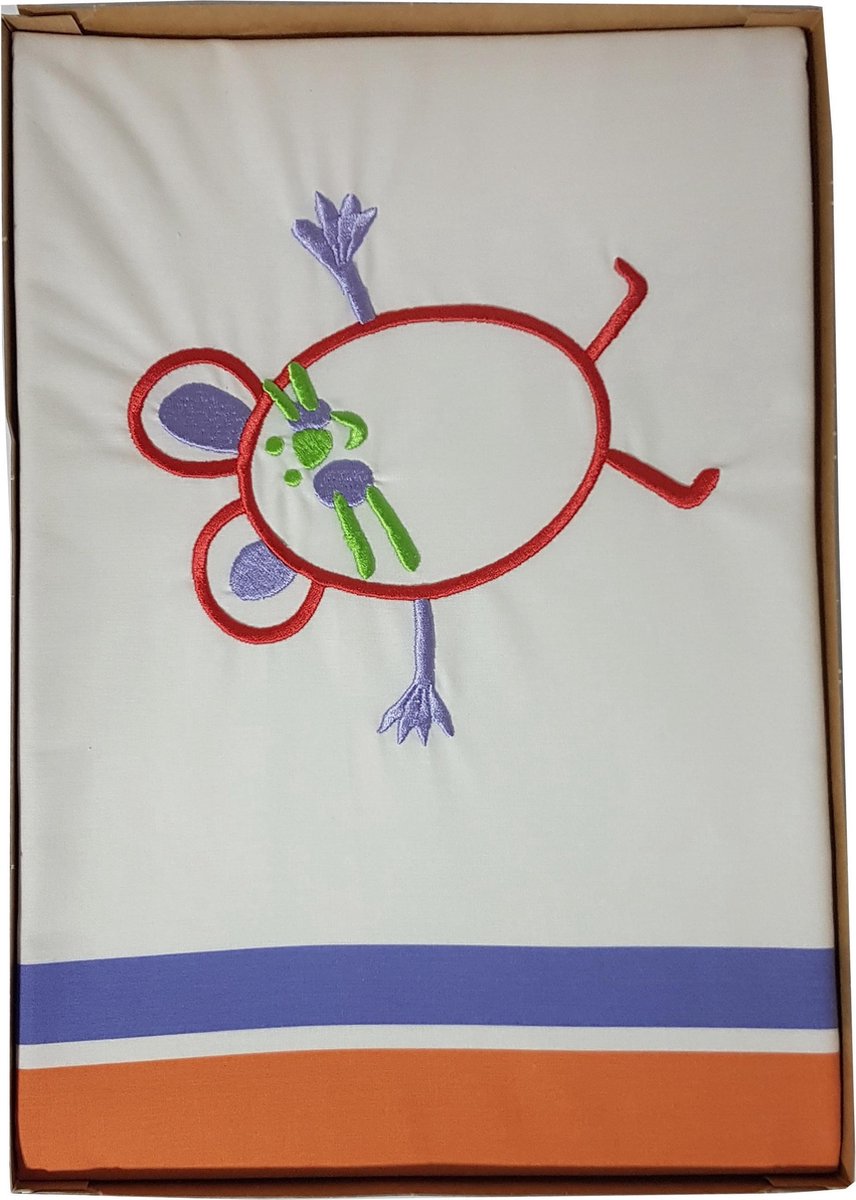 ANEL - wieglakentje - Model: Muisje - Formaat: 80x100cm