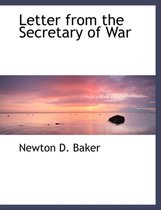 Letter from the Secretary of War