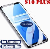 Samsung Galaxy S10 PLUS screenprotector 11D Full Cover Hydrogel film Voor Samsung Soft Curved Film Screen Protector Niet van glas