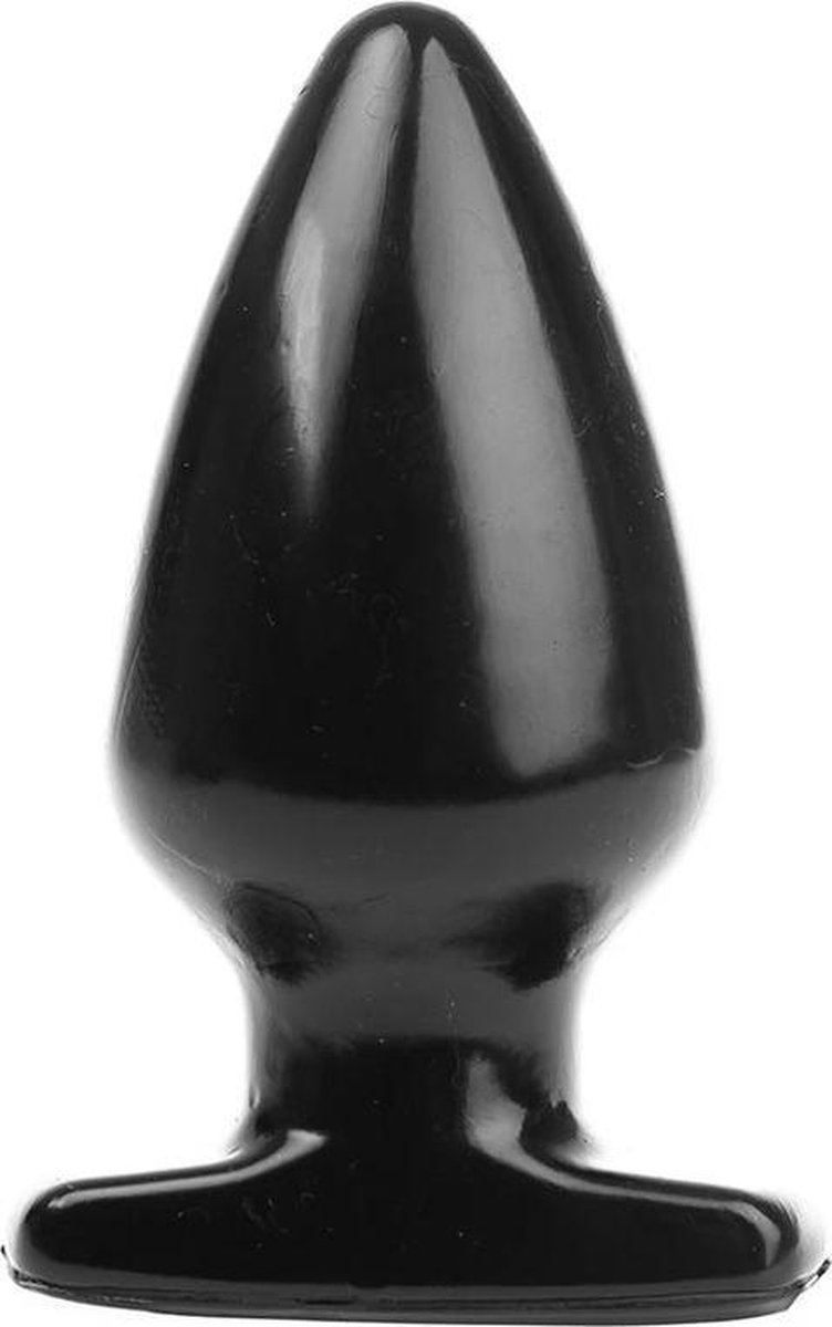 I Love Butt - Dikke Buttplug - M - Zwart
