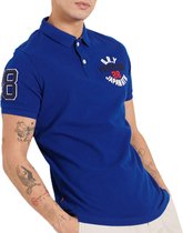 Superdry Classic Superstate Poloshirt - Mannen - blauw