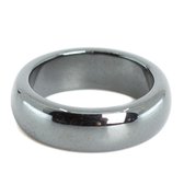 Ring Pierres Précieuses Hématite (6 mm – Taille 15)