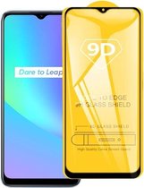 Voor OPPO Realme C25 9D Volledige lijm Gehard glasfilm op volledig scherm: