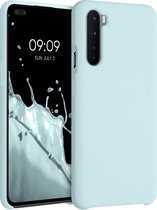 kwmobile telefoonhoesje geschikt voor OnePlus Nord - Hoesje met siliconen coating - Smartphone case in cool mint
