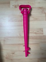 Plastic parasol voet kleur roze parasolstandaard