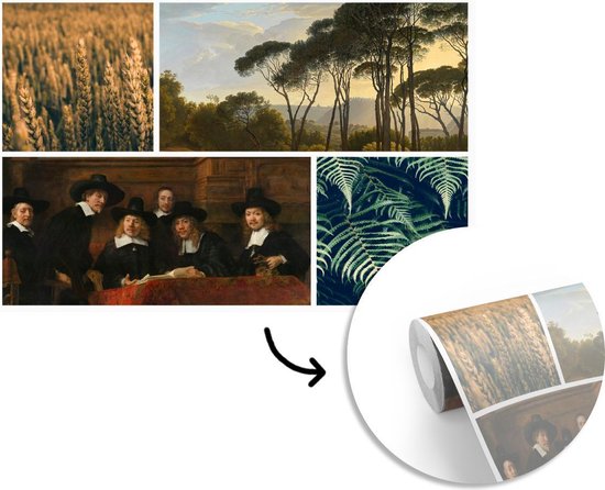 Papier Peint - Collage de Papier peint photo - Rembrandt - Plantes - Largeur 360 cm x Hauteur 240 cm