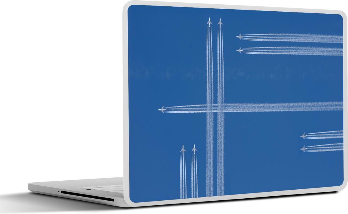 Afbeelding van product SleevesAndCases  Laptop sticker - 15.6 inch - Vliegtuigen - Lucht - Patroon