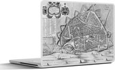 Laptop sticker - 12.3 inch - Stadskaart - Nijmegen - Antiek - 30x22cm - Laptopstickers - Laptop skin - Cover