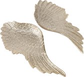 Schaal -Engel - Vleugel - Goud - Aluminium - 2 set - Decoratie
