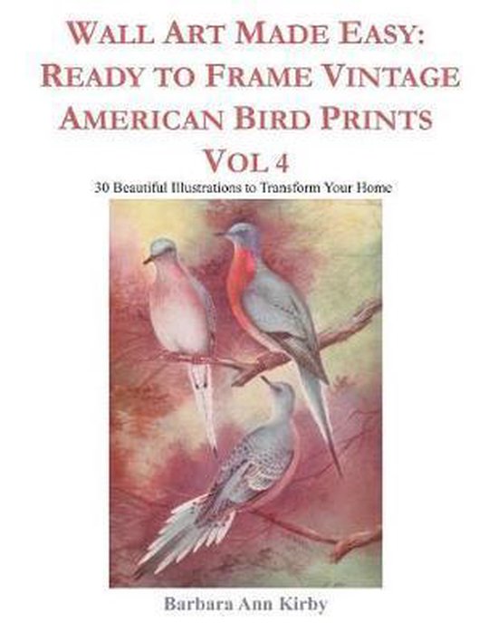Wall Art Made Easy Ready to Frame Vintage American Bird Prints Vol 4