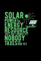 Solar power energy resource