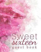 Sweet sixteen guest book