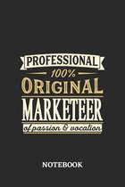 Professional Original Marketeer Notebook of Passion and Vocation