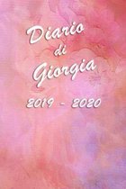 Agenda Scuola 2019 - 2020 - Giorgia