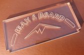 Wax´n Board - Ski Wax Scraper - Transparant