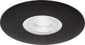 Ledmatters - Inbouwspot Zwart - Dimbaar - 5 watt - 570 Lumen - 2700 Kelvin - Warm wit licht - IP65 Badkamerverlichting