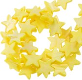 Schelp Kralen Ster (11  mm) Yellow (38 Stuks)