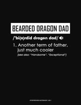 Bearded Dragon Dad Definition: Storyboard Notebook 1.85