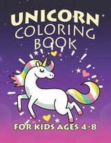 Unicorn Coloring Book for Kids Ages 4-8