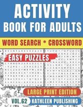 Crossword Word Search Puzzle Books for adults