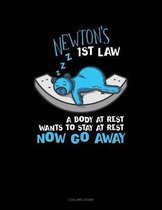 Newton's 1st Law a Body at Rest Wants to Stay at Rest Now Go Away