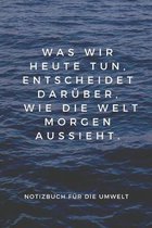 Was Wir Heute Tun, Entscheidet Daruber, Wie Die Welt Morgen Aussieht.