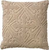 Dutch Decor TIMME - Sierkussen van katoen Pumice Stone 45x45 cm - beige - Inclusief binnenkussen