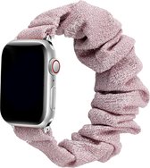 Wabando bandje Scrunchie Cindy Lavendel compatibel met Apple Watch 45/44/42 mm - bandlengte S/M