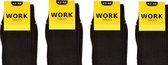 Chaussettes de travail 10 paires noir taille 39-42