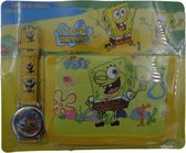 Spongebob portemonnee knipoog + horloge sneeuw