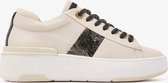 VIA VAI Jessy Stripe Sneakers - Leer - Beige - Maat 38