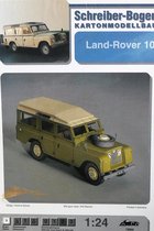 modelbouw, bouwplaat Land-Rover 109, schaal 1:24