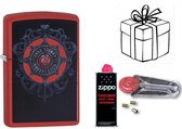 Geschenkset Zippo- ZIPPO met ZIPPO BENZINE en Vuursteentjes-uniek cadeau