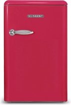 ​SCHNEIDER CONSUMER SCTT115VHAW combi-koelkast Vrijstaand 109 l E Roze