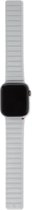 DECODED Siliconen Apple Watch Bandje - Geschikt voor Series 1-8 / SE / Ultra - 42/44/45/49 mm - Extra Sterke Magneetsluiting - Clay