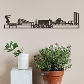 Skyline Terneuzen zwart mdf (hout) - 60cm - City Shapes wanddecoratie