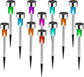 Pad Verlichting | Tuinverlichting | Buitenlampen | Zonne-energie | Waterdicht | 12 Stuks | LED Lampen | Automatisch