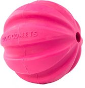 Dog Comets - Hondenvoetbal - Roze - 6 Cm - Zorgt voor het schoonhouden van tanden