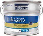 Sikkens Alphacryl Morpha - Peinture murale isolante lavable mate - à base d'eau - 10 L - Wit