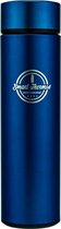 Smart Thermos - Thermosfles - 500 ml – met Theefilter - Metallic Blauw